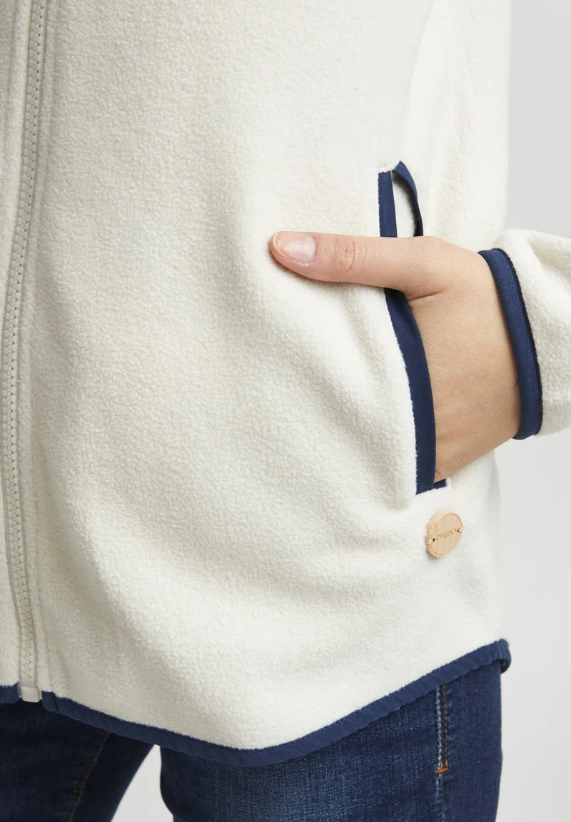 OXMO OXMALIN - Fleecejacke - Oatmeal 5 OXMO OXMALIN - Fleecejacke - Oatmeal – Bild 5