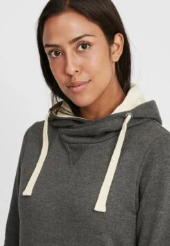 OXMO OXJENNY - Kapuzenpullover - Charcoal -OXMO Verkaufsgeschäft 0d59b90407384d28bdc9da98b7ee3cd6