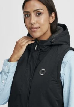 OXMO OXTENJA - Weste - Black -OXMO Verkaufsgeschäft 181c0e97f6de4ea9b56a1f10788a2da9