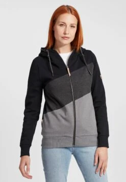 OXMO OXAGGI - Sweatjacke - Black
