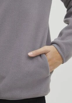 OXMO OXNYFINE - Fleecepullover - Pewter -OXMO Verkaufsgeschäft 2292b105058b4ef9b1ff35fac5faf179