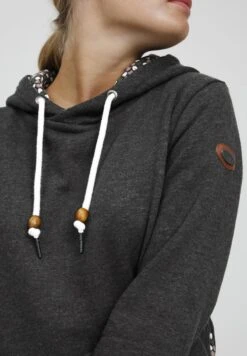 OXMO OXULRIKA - Kapuzenpullover - Dark Grey Melange -OXMO Verkaufsgeschäft 276c4e44f4974e2099ac0750d16b7571