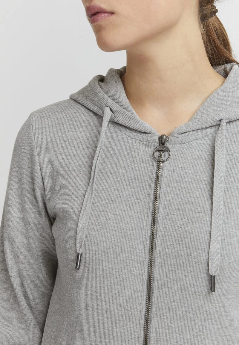 OXMO OXLOVA - Sweatjacke - Light Grey Melange 3 OXMO OXLOVA - Sweatjacke - Light Grey Melange – Bild 3