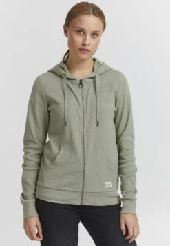 OXMO OXLOVA - Sweatjacke - Seagrass Melange
