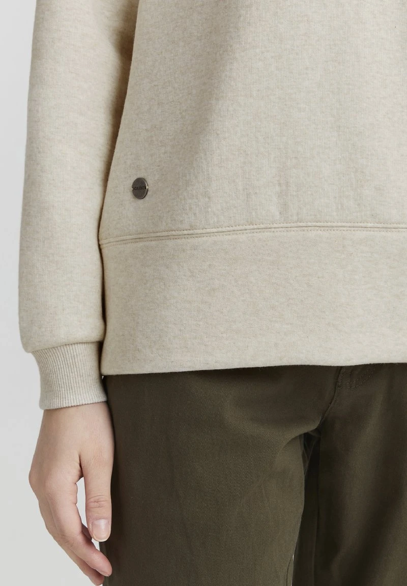 OXMO HOLMA - Sweatshirt - Oatmeal Melange 5 OXMO HOLMA - Sweatshirt - Oatmeal Melange – Bild 5