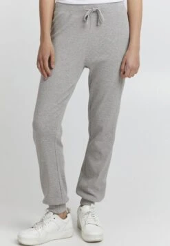 OXMO LIZ - Jogginghose - Light Grey Melange