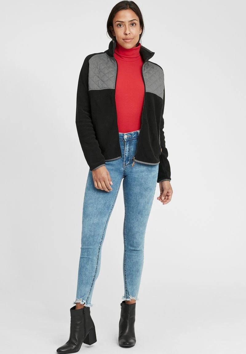 OXMO OXMALIN - Fleecejacke - Black 2 OXMO OXMALIN - Fleecejacke - Black – Bild 2