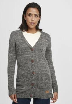 OXMO OXPHILEMONA - Strickjacke - Dark Grey