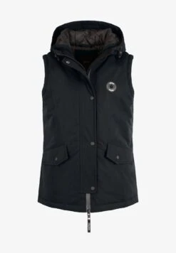 OXMO OXTENJA - Weste - Black -OXMO Verkaufsgeschäft 5b7a0dc4a89b445b8a04cef37f25034e