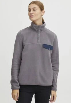 OXMO OXNYFINE - Fleecepullover - Pewter