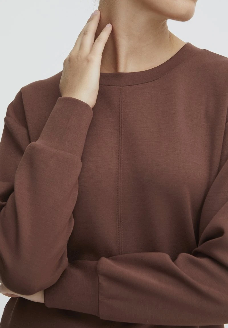 OXMO OXPEA - Sweatshirt - Brunette 5 OXMO OXPEA - Sweatshirt - Brunette – Bild 5