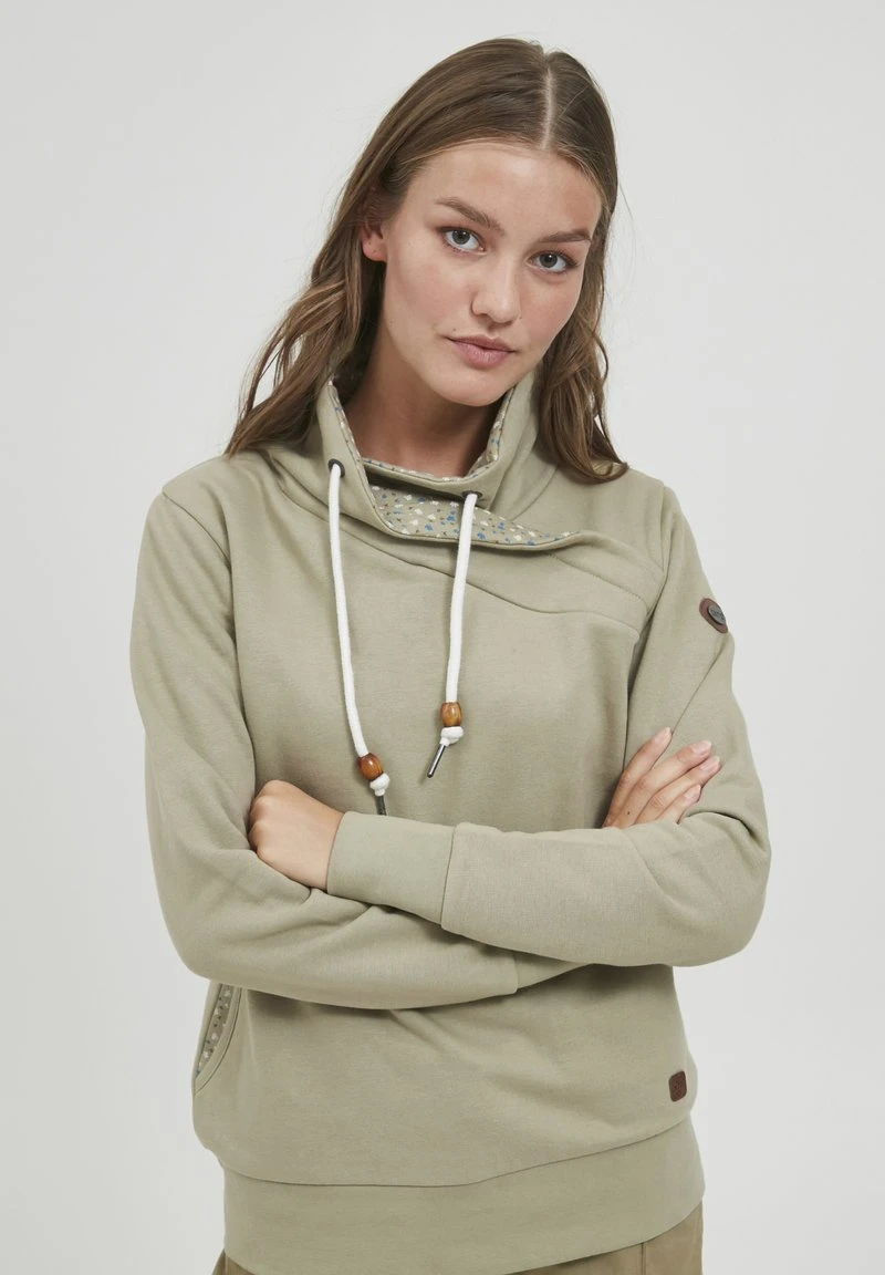 OXMO OXUDINE - Sweatshirt - Seagrass 1 OXMO OXUDINE - Sweatshirt - Seagrass