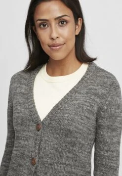 OXMO OXPHILEMONA - Strickjacke - Dark Grey -OXMO Verkaufsgeschäft 77a3c390f7d14c2bb0e78a3724fb08b0