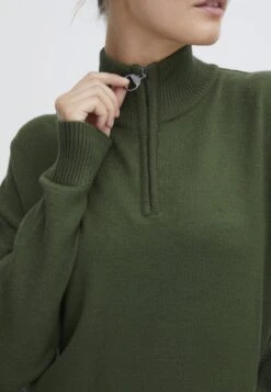 OXMO RITA - Strickpullover - Rifle Green Melange -OXMO Verkaufsgeschäft 7b989b775cfe480fb320e618085f241f