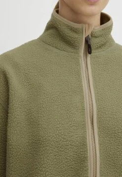 OXMO OXPIPER - Fleecejacke - Oil Green -OXMO Verkaufsgeschäft 82e758168b1148bc8dc5043c845cfa81