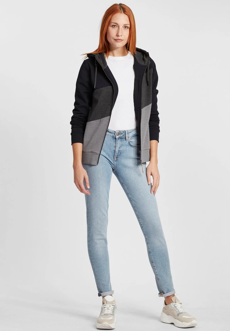 OXMO OXAGGI - Sweatjacke - Black 2 OXMO OXAGGI - Sweatjacke - Black – Bild 2