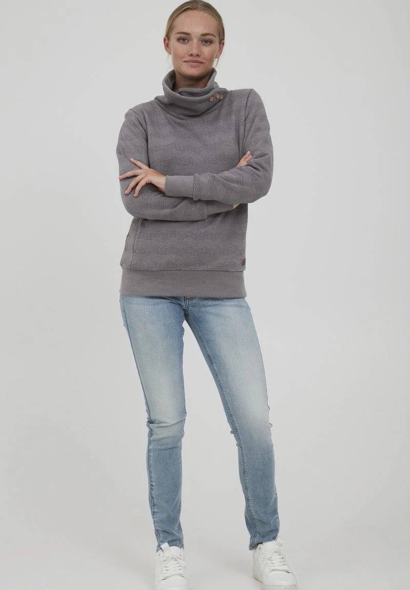 OXMO OXVERNITA - Sweatshirt - Medium Grey Melange 2 OXMO OXVERNITA - Sweatshirt - Medium Grey Melange – Bild 2