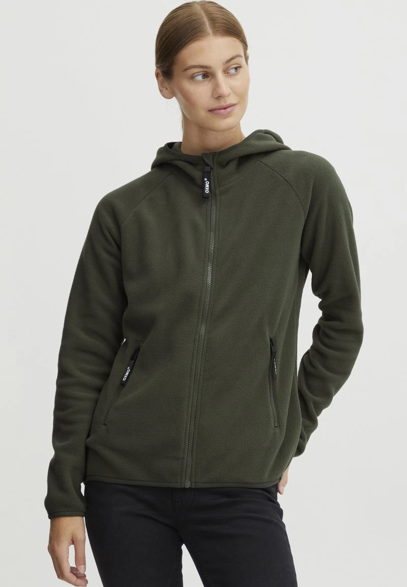 OXMO OXFINJA - Fleecejacke - Ivy Green 1 OXMO OXFINJA - Fleecejacke - Ivy Green