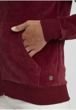 OXMO OXNICKY - Sweatjacke - Wine Red -OXMO Verkaufsgeschäft 89622c7717c749b29bc5dfeafeebf411
