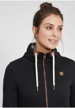 OXMO OXVICKY - Sweatjacke - Black -OXMO Verkaufsgeschäft 90d91be59b674b6f88576e877c85f0c3