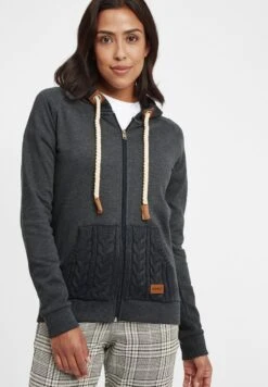 OXMO OXMATILDA - Sweatjacke - Dar Grey M