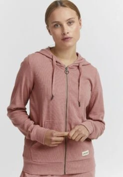 OXMO OXLOVA - Sweatjacke - Ash Rose Melange