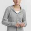 OXMO OXLOVA - Sweatjacke - Light Grey Melange