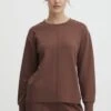 OXMO OXPEA - Sweatshirt - Brunette