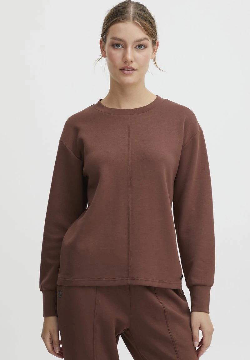 OXMO OXPEA - Sweatshirt - Brunette 1 OXMO OXPEA - Sweatshirt - Brunette