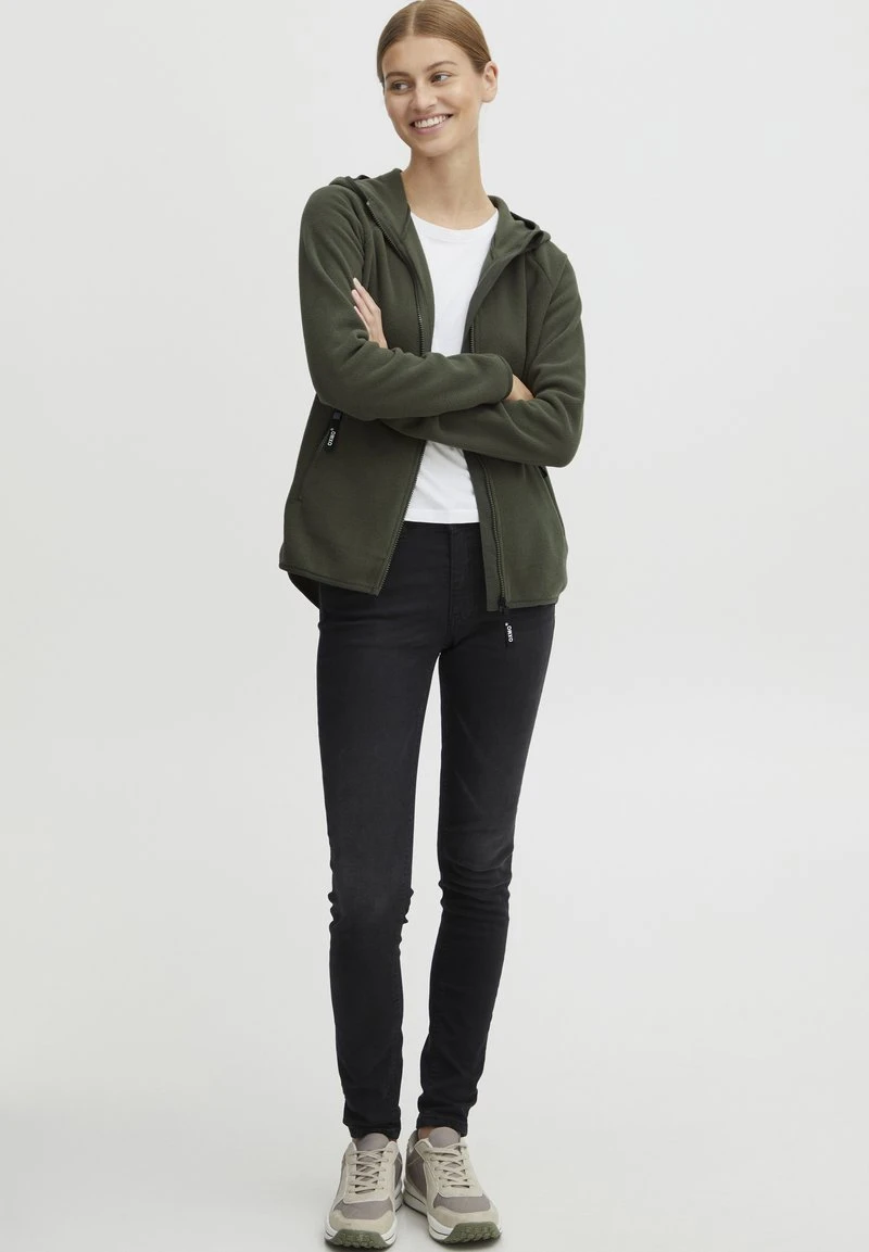 OXMO OXFINJA - Fleecejacke - Ivy Green 2 OXMO OXFINJA - Fleecejacke - Ivy Green – Bild 2