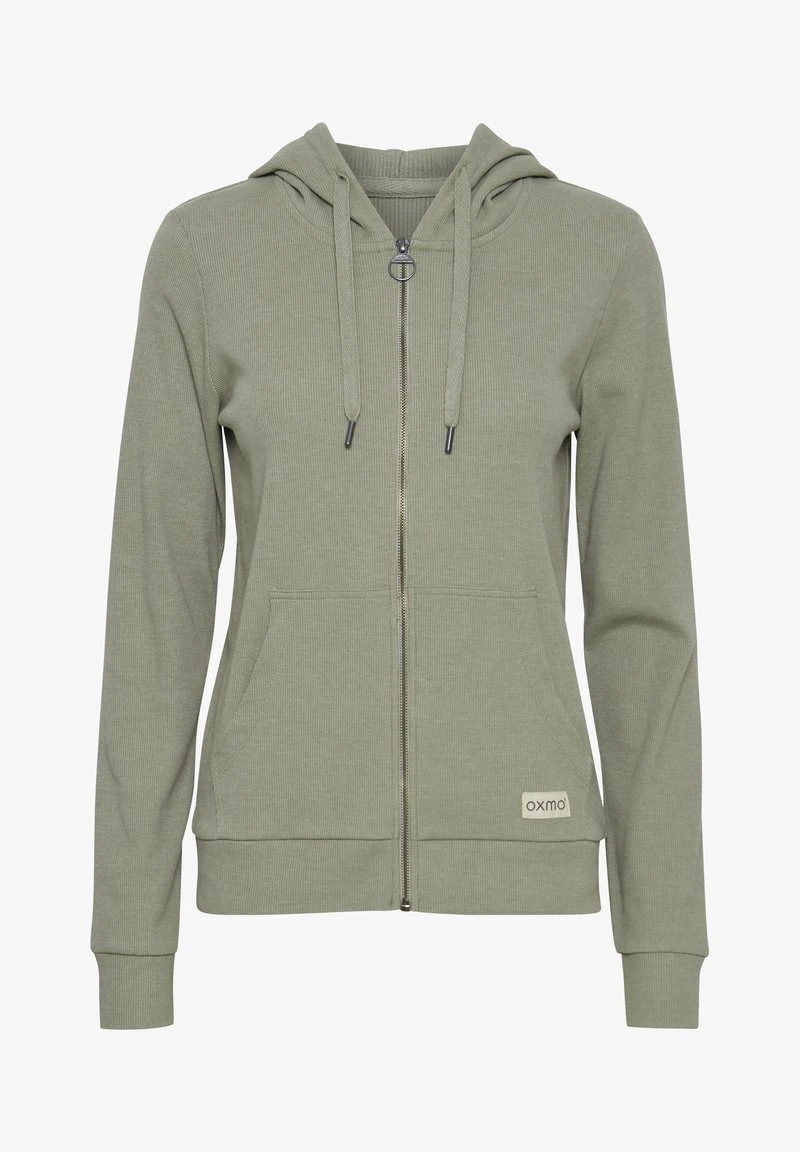 OXMO OXLOVA - Sweatjacke - Seagrass Melange 5 OXMO OXLOVA - Sweatjacke - Seagrass Melange – Bild 5