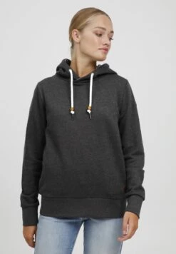 OXMO OXULRIKA - Kapuzenpullover - Dark Grey Melange