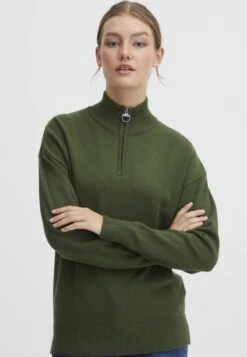 OXMO RITA - Strickpullover - Rifle Green Melange