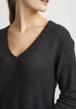 OXMO OXIDA - Strickkleid - Dark Grey Melange -OXMO Verkaufsgeschäft bbda7fefa4dc4f87887eb3460a91b891