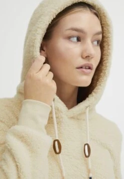 OXMO OXANNIKEN - Fleecepullover - Cloud Dancer -OXMO Verkaufsgeschäft c0359aa0ce2546d0829bfc496d1b29d8