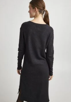OXMO OXIDA - Strickkleid - Dark Grey Melange -OXMO Verkaufsgeschäft c085f9f8ebe44eb68439e71fbc71cc12