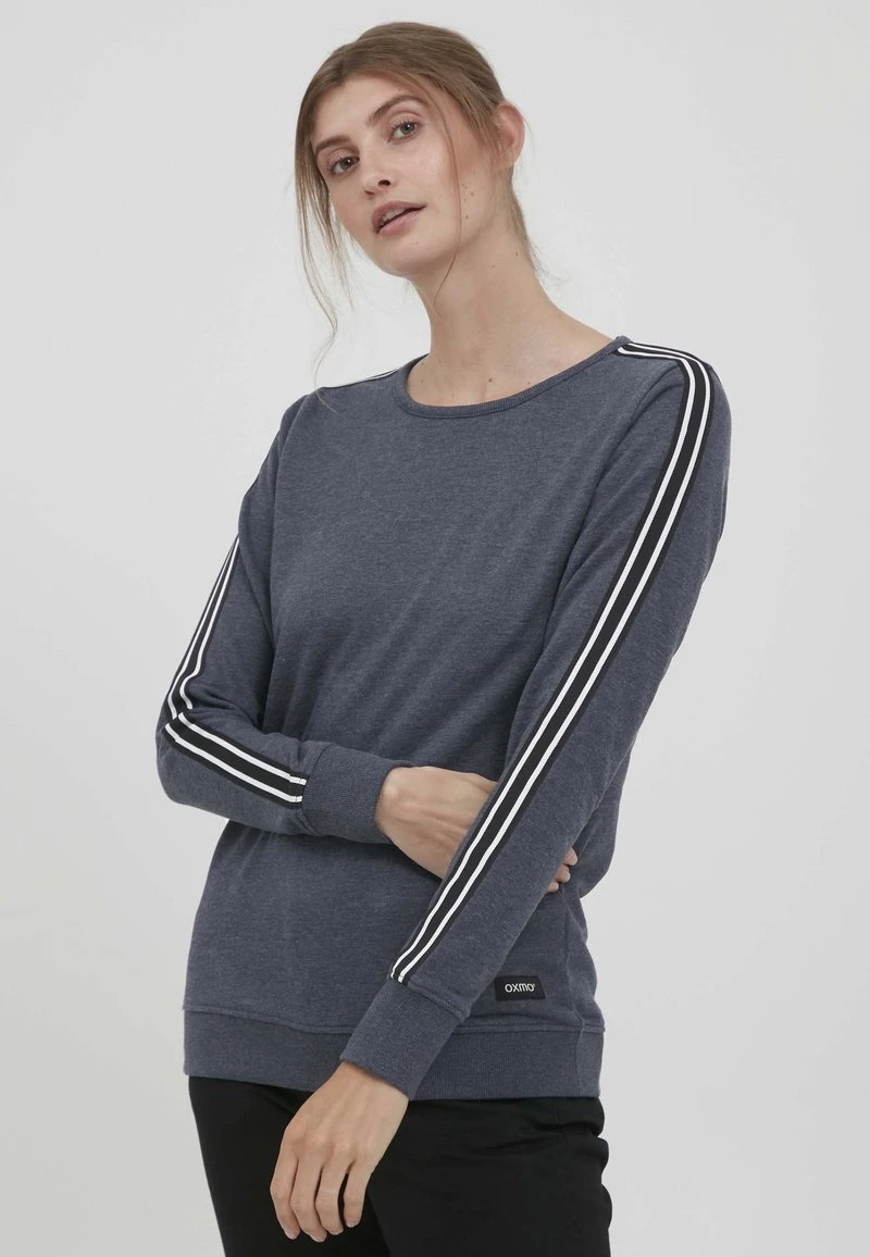 OXMO OXGABITA - Sweatshirt - Insignia Blue Melange 1 OXMO OXGABITA - Sweatshirt - Insignia Blue Melange
