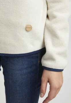 OXMO OXMALITA - Fleecepullover - Oatmeal -OXMO Verkaufsgeschäft c394773093974c55acbfe5e1dfb255f3