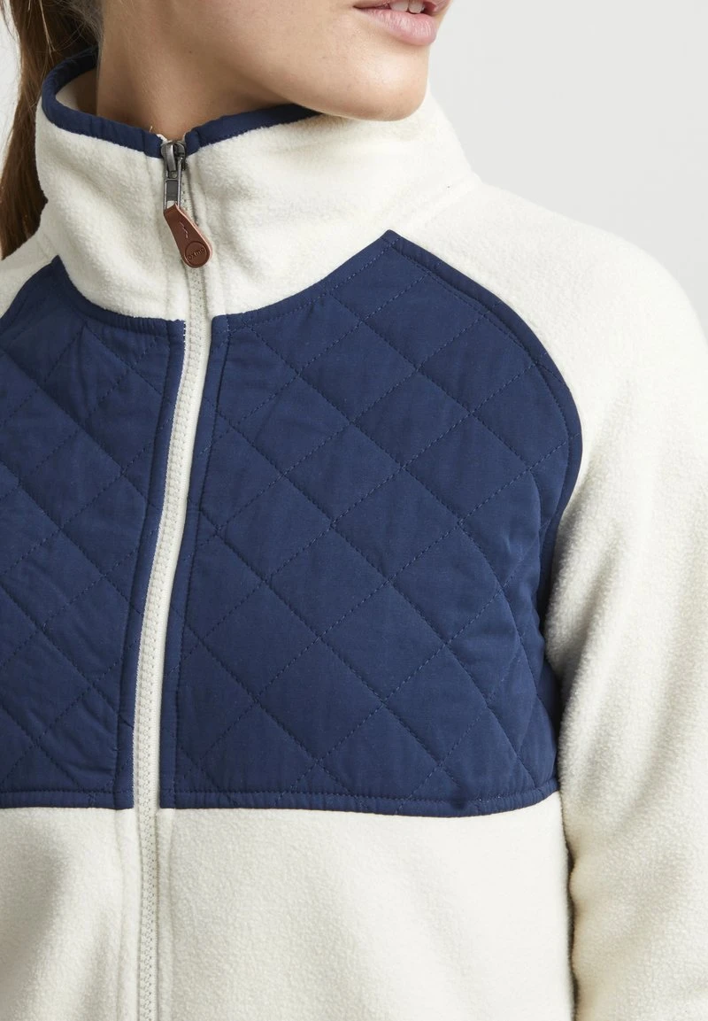 OXMO OXMALIN - Fleecejacke - Oatmeal 4 OXMO OXMALIN - Fleecejacke - Oatmeal – Bild 4