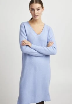 OXMO OXIDA - Strickkleid - Brunnera Blue Melange