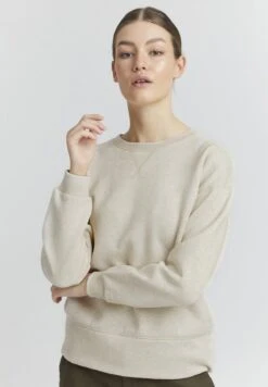 OXMO HOLMA - Sweatshirt - Oatmeal Melange