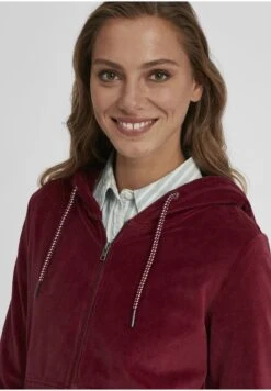 OXMO OXNICKY - Sweatjacke - Wine Red -OXMO Verkaufsgeschäft f6ccfe440ab04bef9746c11c7ed05063