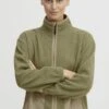 OXMO OXPIPER - Fleecejacke - Oil Green