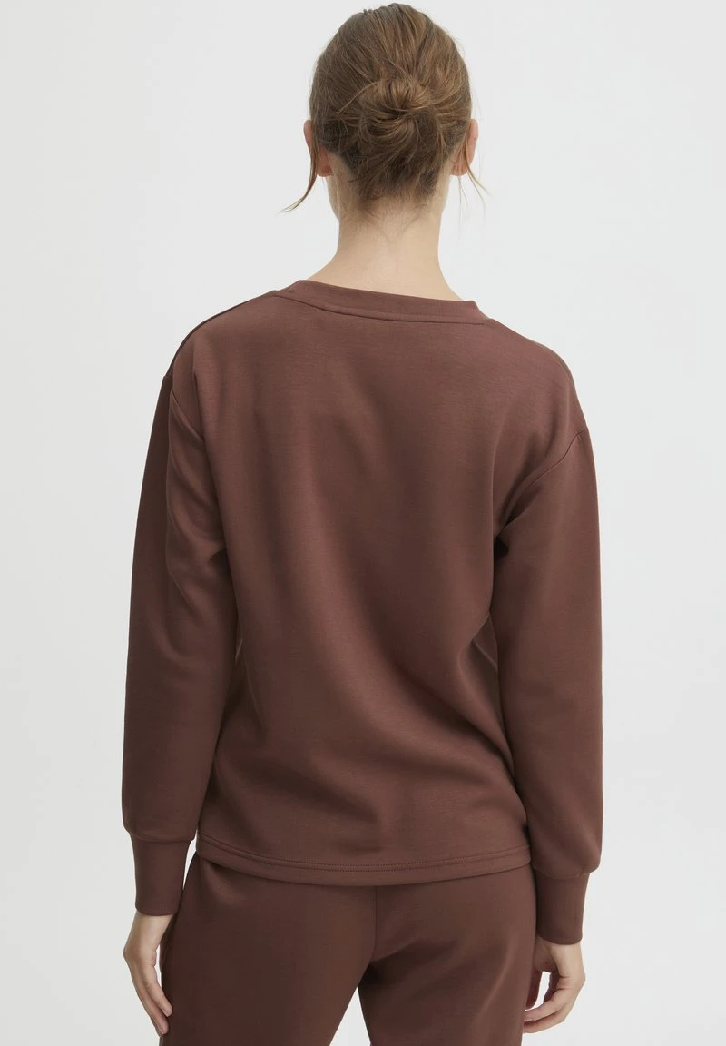 OXMO OXPEA - Sweatshirt - Brunette 3 OXMO OXPEA - Sweatshirt - Brunette – Bild 3