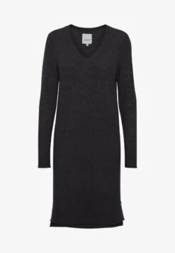 OXMO OXIDA - Strickkleid - Dark Grey Melange -OXMO Verkaufsgeschäft fedc5e1062a54362b95bf2d7398ab72c